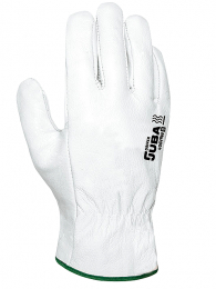 Γάντια Δερμάτινα οδηγών λευκά JUBA SPAIN